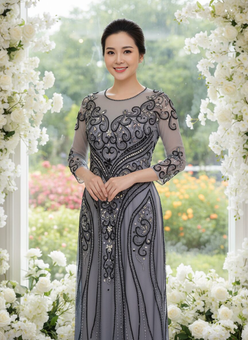 Lan Hương - Áo dài bà sui 10 - Ảnh 2